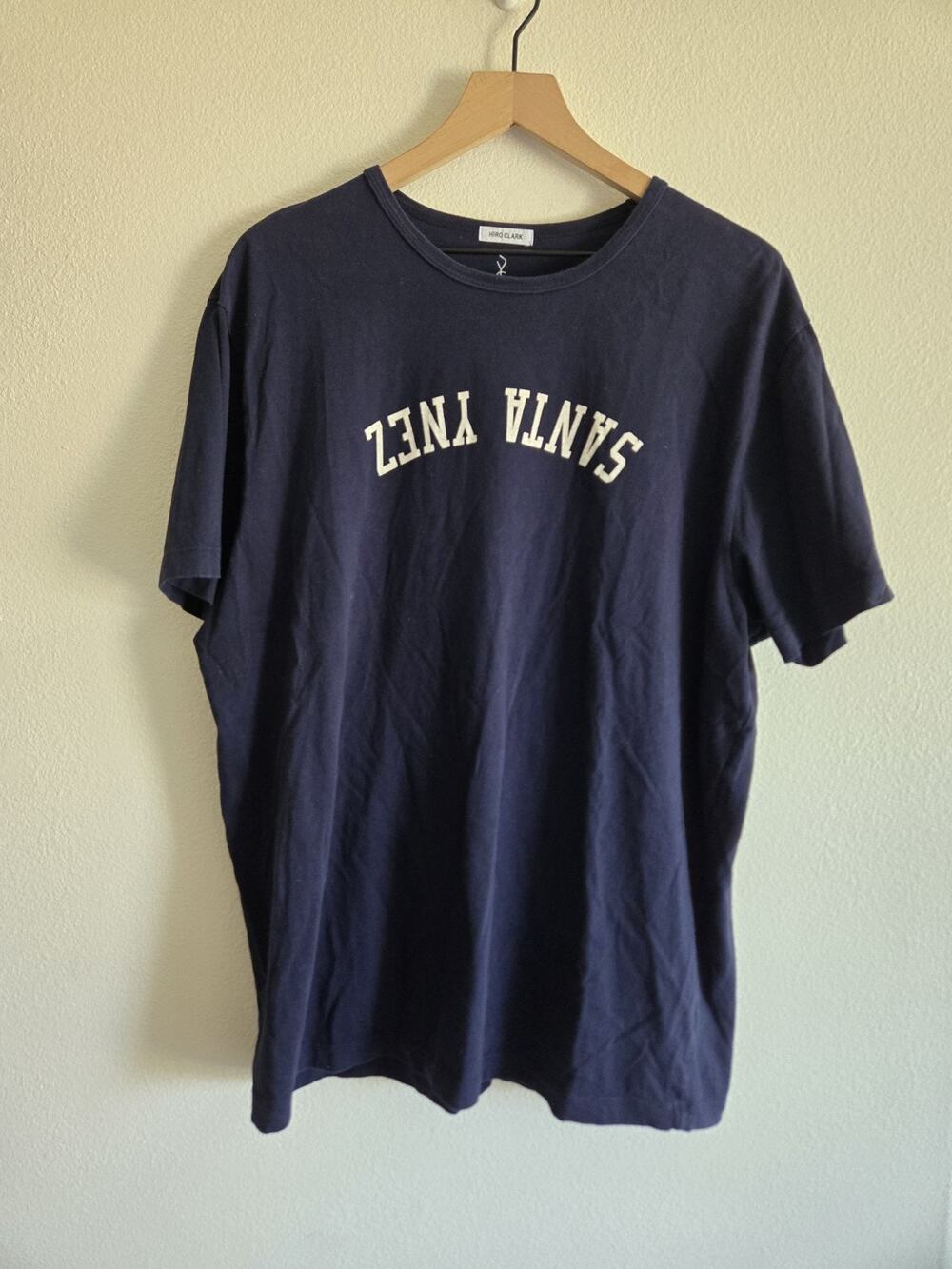 Mens Hiro Clark Santa Ynez Tee Shirt Navy Blue SYG XL Casual Streetwear Skater